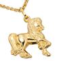 Kinder Anh�nger Pferd 333 Gold Gelbgold Pferdeanh�nger
