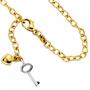 Fu�kettchen Fu�kette 585 Gold Gelbgold Wei�gold bicolor 26 cm Karabiner