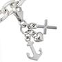 Einh�nger Charm Glaube Liebe Hoffnung 925 Sterling Silber rhodiniert