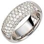 Damen Ring 585 Wei�gold 62 Diamanten 1,22 ct. (Gr��e: 58) 
