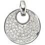Anh�nger rund 585 Wei�gold 78 Diamanten Brillanten 1,45 ct. 23,5 mm