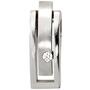 Anh�nger 950 Platin mattiert 1 Diamant Brillant 0,10 ct.