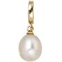 Einh�nger Anh�nger 585 Gelbgold 1 S��wasser Perle Perlen Anh�nger