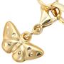 Einh�nger Charm Schmetterling 333 Gold Gelbgold mattiert 