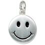Kinder Anh�nger Gesicht 925 Sterling Silber mattiert Kinderanh�nger