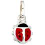 Kinder Anh�nger Marienk�fer rot 925 Sterling Silber Kinderanh�nger