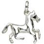 Kinder Anh�nger Pferd 925 Sterling Silber Pferdeanh�nger