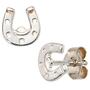 Kinder Ohrstecker Hufeisen 925 Silber Ohrringe Gl�cksbringer Kinderohrringe
