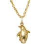 Kinder Anh�nger Pinguin 333 Gold Gelbgold teil matt Kinderanh�nger