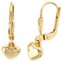 Kinder Boutons Herz 333 Gold Gelbgold Ohrringe Ohrh�nger