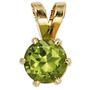 Anh�nger 585 Gold Gelbgold 1 Peridot gr�n Gold Anh�nger