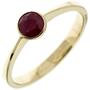 Damen Ring 333 Gelbgold 1 Rubin rot Goldring (Gr��e: 54) 