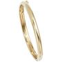 Armreif Armband oval 585 Gold Gelbgold Goldarmreif Kastenschloss 