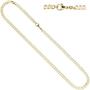 Panzerkette 333 Gelbgold 4,9 mm 50 cm Karabiner Goldkette Halskette 