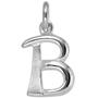 Anhnger Buchstabe B 925 Sterling Silber matt Buchstaben Anhnger 