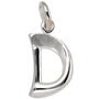 Anh�nger Buchstabe D 925 Sterling Silber matt Buchstabenanh�nger 