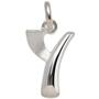 Anh�nger Buchstabe Y 925 Sterling Silber matt Buchstabenanh�nger 