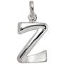 Anh�nger Buchstabe Z 925 Sterling Silber matt Buchstabenanh�nger 
