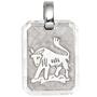 Anh�nger Sternzeichen Stier 925 Sterling Silber teilmatttiert 