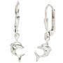 Kinder Boutons Delfin 925 Sterling Silber Ohrringe Ohrh�nger