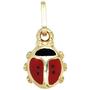 Kinder Anh�nger Marienk�fer rot 333 Gold Gelbgold Kinderanh�nger