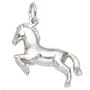 Anh�nger Pferd 925 Sterling Silber rhodiniert 