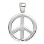 Anh�nger Peace 925 Sterling Silber rhodiniert 