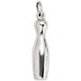 Anh�nger Kegel 925 Sterling Silber rhodiniert