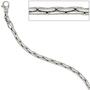 Halskette Kette 925 Sterling Silber rhodiniert 45 cm Silberkette Karabiner