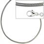 Schlangenkette 925 Silber 1,9 mm 60 cm Halskette Kette Silberkette Karabiner