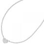 Collier Kette mit Anh�nger Herz 585 Gold Wei�gold 26 Diamanten 45 cm