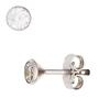 Ohrstecker 333 Wei�gold 2 Zirkonia, 3,8 mm 