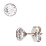 Ohrstecker 333 Wei�gold 2 Zirkonia 4,5 mm 