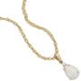 Anh�nger Tropfen 585 Gold Gelbgold 1 Opal 1 Diamant Brillant