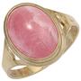 Damen Ring 585 Gold Gelbgold 1 Rhodochrosit rosa Goldring (Gr��e: 50) 