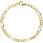 Figaroarmband 585 Gold Gelbgold 18,7 cm Armband Karabiner