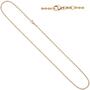 Kugelkette 585 Rotgold 2 mm 50 cm Kette Halskette Karabiner 