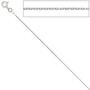Ankerkette 333 Wei�gold 1,3 mm 36 cm Gold Kette Halskette Federring