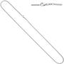 Bingokette 585 Wei�gold 1,5 mm 45 cm Gold Kette Halskette Karabiner 