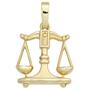 Kettenanhnger Sternzeichen Waage 333 Gelbgold 