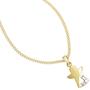 Kinder Anh�nger Engel Schutzengel 333 Gelbgold mattiert 3 Zirkonia