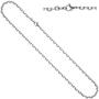 Ankerkette Edelstahl 55 cm Halskette Kette Karabiner 