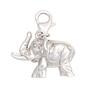 Einh�nger Charm Elefant 925 Sterling Silber rhodiniert 