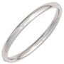 Armreif 925 Sterling Silber rhodiniert oval Kastenschloss 