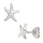 Ohrstecker Seestern 925 Sterling Silber rhodiniert Ohrringe 