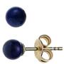 Ohrstecker 585 Gelbgold 2 Lapislazuli, 5 mm 