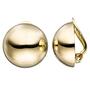 Ohrclips Halbkugel rund 333 Gold Gelbgold Ohrringe Clips 