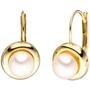 Boutons 333 Gold Gelbgold 2 S��wasserperlen Perlen Ohrringe Ohrh�nger 