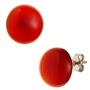 Ohrstecker 925 Sterling Silber 2 Carneole, 12 mm 