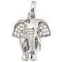 Anh�nger Elefant 925 Sterling Silber rhodiniert mit Zirkonia